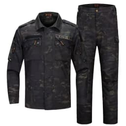 Men's Set Spring and Autumn New Outdoor Work Clothes Wear-resistant and Anti Fouling Camouflage Labor Protective Clothing
