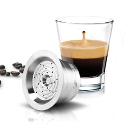Reusable Stainless Steel Coffee Filters For K-fee Tchibo Cafissimo Caffitaly&Tchibo Machine Refillable Cafe Capsule Pod Tamper