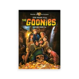 The Goonies Treasure Map Poster Vintage Art Print 1985 American Adventure Comedy Film Canvas Painting Retro Wall Picture Decor