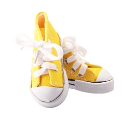 Canvas Doll Shoes For 1/3 BJD Doll Mini 7.5cm High-top Canvas Sneakers For Russian DIY,60cm Barbi Doll Best Gift