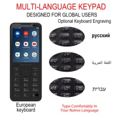 QIN F21 Pro Global Version Mini Smartphone Android11 Google 2.8 Inch Touch Screen 4G WiFi Bluetooth Physical Keypad Mobile Phone