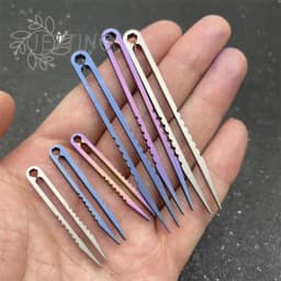 HOT Titanium TC4 Clip Tweezers Pick Up Clamping EDC Multipurpose Gadget Professional Outdoor Tool Camping Supplies
