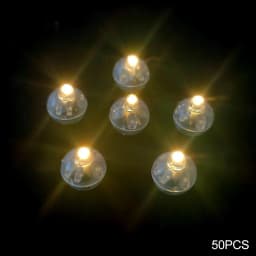 50pcs Round Balloon Lights LED Flash Colorful Luminous Lamps Mini Tumbler Ball Light For Christmas Wedding Party Decoration