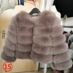 2026 Real Fox Fur Coat Women Winter Warm Luxury Natural Raccoon Fur Jacket Detachable Sleeves Female Vest Furry Coats
