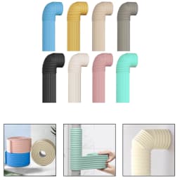 1 Roll Winter Pipeline Insulation Tape Outdoor Water Pipe Anti-freezing Strip Winter Foam Pipe Insulation Tape 2m×8cm