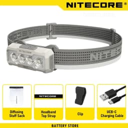 NITECORE NU27 Headlamp 600 Lm Running LED Headlight Working Head Lamp Hiking Lantern Flashlight Outdoor Waterproof Headlamp