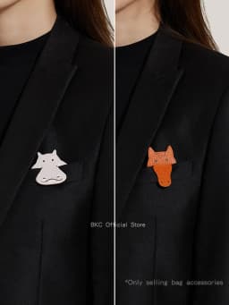 Cute Handmade Sheepskin Animal Bookmarks | Bag Sticker & Pendant | Creative Bag Accessory Gift
