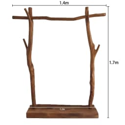 Wood Boutique Clothes Racks Drying Display Stylish Japandi Design Clothes Rack Hotel Modern Colgadores De Ropa Room Furniture