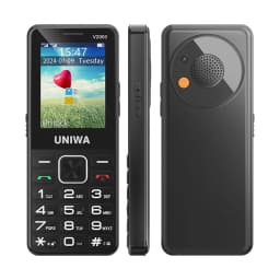 UNIWA V2000 4G Keypad Feature Phone 2.4“ Big Button Loud Volume Dual SlM Removable 1700mAh Hightlight Torch 0.3MP EU USA Versio