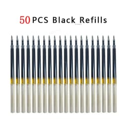 Press Erasable Gel Pen 0.5mm Large Capacity Erasable Refill Replaceable Rods Washable Handle School Office Supplies Stationery