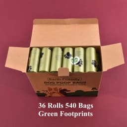 1/42 Roll Pet Biodegradable Trash Bag Dog Poop Bags Bulk  Scented Poop Bag Degradable Cat Waste Bags Dog Poop Dispenser