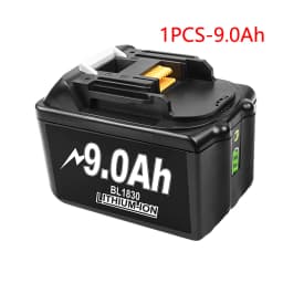 18V 9000mAh Replacement Battery Compatible for Makita BL1830B BL1840B BL1860 BL1890 BL1815 BL1830 LXT400 Cordless Drills