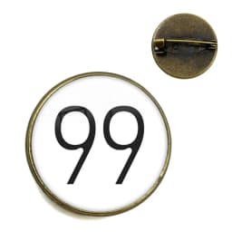 Anime Hunter x Hunter Hisoka Testing Glass Dome Pin Badge Cosplay Kurapika Killua Zoldyck GON·FREECSS Number Brooch Gift