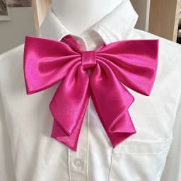 Preppy Chic Solid Color JK Uniform Bowties Women Red Butterfly Oversized Swallowtail Bowknot College Girls Collar Fashion Cravat