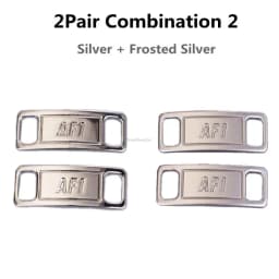 Sneaker Laces Buckle Combination AF1 Diamond Shoe Charms Quality Metal Shoelaces Decorations Air Force 1 Shoes Accessories