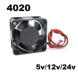 2PIN DC 40mm Cooling 3D Printer Fan 40x40x20mm Cooler 24V 12V 5V 4020 4cm Computer Case Oil Cooling Fan Heatsink Fan