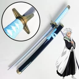 40inch Anime Bleach Schwert Ninja Blade Knife Aizen Sousuke Cosplay Prop Sword Real Sized Japanese Katana Samurai Sabre Toy Gift