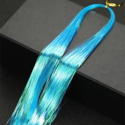 1 Pc Sparkle Shiny Hair Tinsel Hair Extensions Dazzles Women Hippie for Braiding Headdress Hair Braiding Tools Long 100cm
