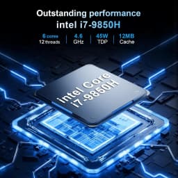 NEW 14.1 inch Portable Laptop 12GB 2TB Intel Core i7 9850H Windows 11 Gaming Computer PC Gamer office Notebook 1920*1080 HD 4K