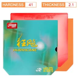DHS NEO Hurricane 3 Provincial Table Tennis Rubber Orange Sponge NEO H3 Prov OS Ping Pong Rubber Sticky Top Sheet