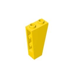 Gobricks GDS-864 Slope, Inverted 75 2 x 1 x 3 compatible with lego 2449 children's DIY Educational Building Blocks Technical