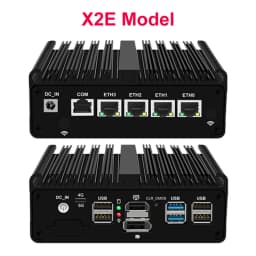 Fanless Mini PC Intel N150 Celeron N5105 7305 J6412 4×i226-V 2.5G LAN Solid Firewall Router Proxmox PfSense Industrial Computer