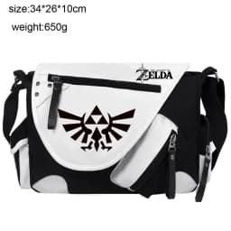 Game Zeldaes Legend Wild Breath Link Canvas Shoulder Bag Handbag School Casual Zipper Schoolbag Messenger Men Women Bag Gift