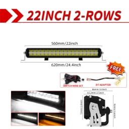 CO LIGHT ECE R112 R10 R7 32" LED Light Bar Single Row Flood Spot Combo Beam DRL Off Road Lights for Trucks ATV UTV Boat Pickup