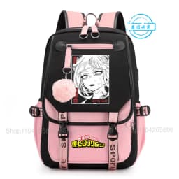 My Hero Academia Anime Print Student Backpack Lightweight Casual Daypack for Girls School Travel