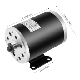 Bymaocar 48V 1000W Brush Electric Bicycle Conversion Kit Cycling Motor Controller Scooter Accessories Brushed Motor Kit 264.55 lbs Load Capacity 3000rpm 4.5N.M Torque Anti-Slip Throttle Speed Control Smooth Comfortable Ride for Bike Scooter