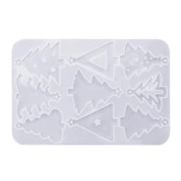 Christmas Elk Shaped Silicone Mold DIY Epoxy Resin Mold Deer Elk Mold Christmas Tree Pendant Decoration Snowflake Elk Mould