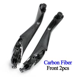2/4PCS Left Right Carbon Fiber Interior Car Door Handle Inside Cover Trim For BMW 5 Series M5 G30 G31 F90 2017-2022 51417438523
