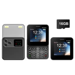 SERVO R18 PRO Rotating Screen Mobile Phone 2G GSM Magic Voice Speed Dial Flashlight Blacklist 2 SIM Standby Side Sliding Phones