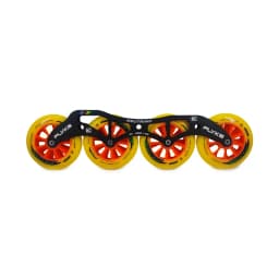 Flyke NEUTRINO 4 wheels inline speed skates frame 4X110 4X100 4X90 Chassis MPC Black Magic XXFirm MATTER Gi3 F1 90mm 100mm 110mm