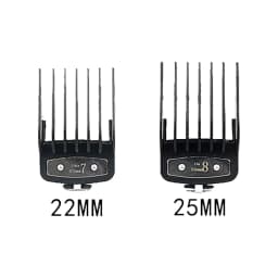 Professional Hair Clipper Limit Guide Comb for Wahl Trimmer Barber Guide Comb Haircut Tool Clipper Limit Combs Black/Clear