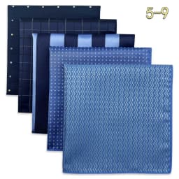 5 PCS Mens Pocket Square Set Assorted Handkerchief Multi Styles Paisley Floral Suit Large 32cm Hanky Business Accessories