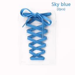 Flat Shoelaces for Sneakers Classic White Black Shoe Laces Canvas Basketball Casual Tennis Shoelace for 36 Colors Women Man