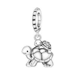 Blue Charm 925 Sterling Silver Ocean Pearls Betta Fish Pendant Birthday Party Gift for Women Bracelet Necklace DIY Beads Jewelry