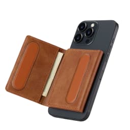 Business Magnetic Card Solt Case for Magsafe Functions Phone Case Card Holder Wallet Luxury PU Leather Men Slim Purses Pocket