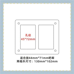Acrylic Display Stand Holder Storage Box Barbecue Logo Display Rack Five Grids Dustproof Transparent Grain Tray Cartoon Acces...