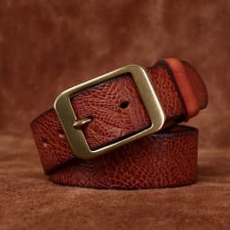 3.8CM Pure Cowhide High Quality Genuine Leather Belts for Men Brand Strap Male Brass Buckle Fancy Vintage Jeans Cowboy Cintos