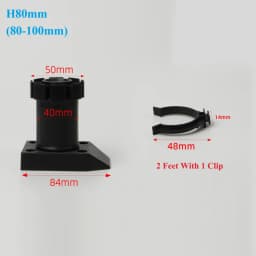 12Pcs Heavy Plastic Kitchen Cabinet Levelers With Toekick Clips