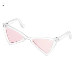 8.5cm Miniature Doll Sunglasses Pet Triangle Glasses Eyewear Eyeglasses For Blythe Doll Accessories Plush Doll Glasses Accessory