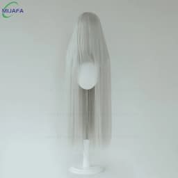 Very High Quality 600g 68 Colors 40 Inch 100cm Long Straight Cosplay Wig With Bangs Heat Resistant Hair Anime Wigs + Wig Cap
