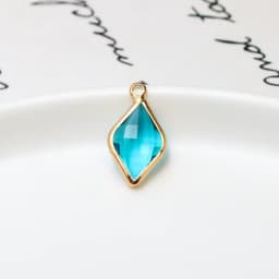 1pcs Diy Jewelry Copper Edging Gold Plated Drop Pendant Necklace Earrings Bracelet Small Accessories Material Handmade Charms