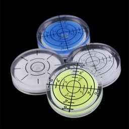 1/5Pcs 32mm Spirit-Bubble Degree Mark Mini Bubble Level 20°-30° Accuracy Round Measuring Meter Professional Measuring Tools