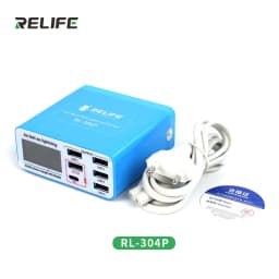RELIFE RL-304P RL-304N RL-304S Smart 6 Port USB Digital Display Lightning Charger For IPhone Samsung Huawei MI Vivo Opop Flat