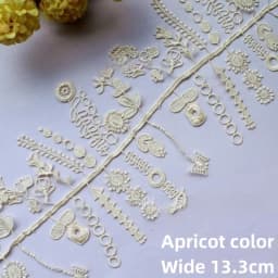 Lace Tassel Trims for DIY, Handmade Necklace Pendant, Pink, White Flowers, Leaves, Home Sofa Curtain Skirt, RS3031