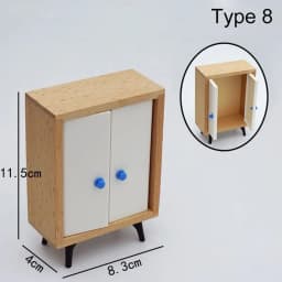 Miniature Sofa TV Cabinet Wardrobe For 1:12 Scale Dollhouse Furniture Mini Furnishing Scene Model Playing House Micro Landscape