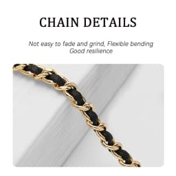 Transforming Chain Accessories For Card Holder On Chain Cf Leather Chain Strap Insertion Type Inner Liner No Hurt Bag Insert Bag